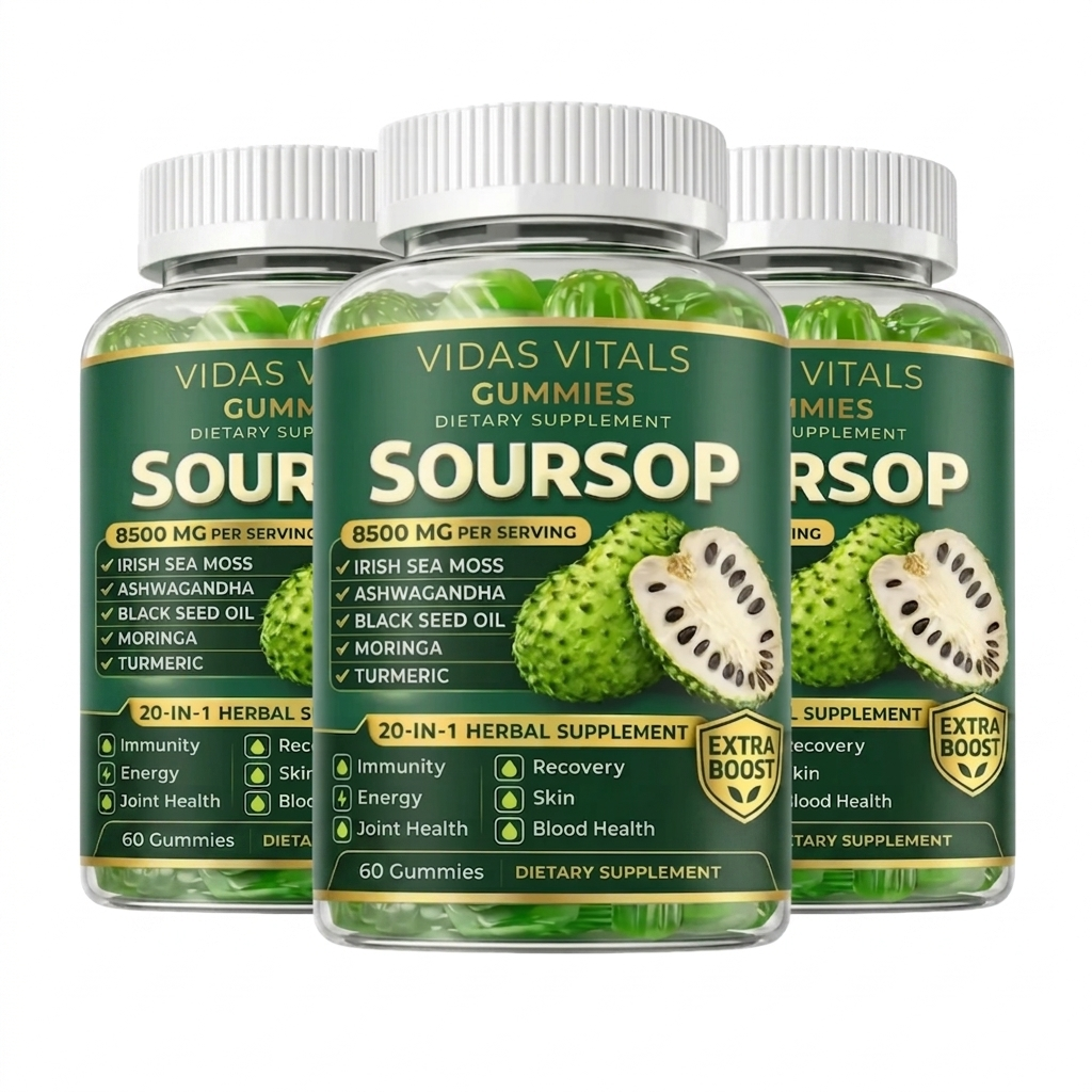 Soursop Gummies 20-in-1 | Gut, Detox & Immunity Support
