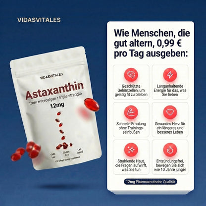 Astaxanthin - Feel Younger and Look Younger in 30 Days or Your Money Back.