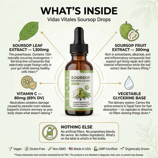 Vidas Soursop Parasite Cleanse